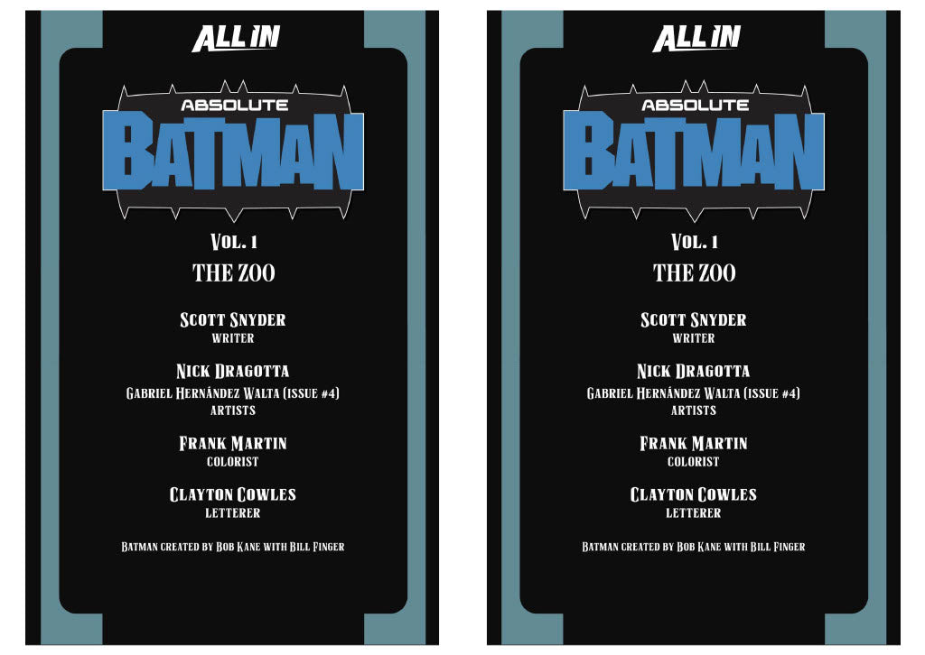 Absolute Batman Vol. 1: The Zoo preview 4