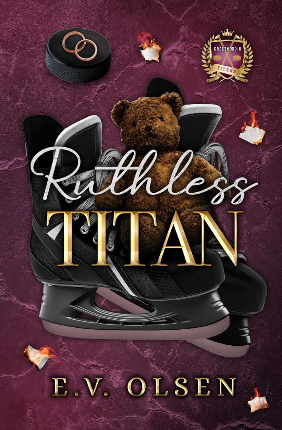 Ruthless Titan: A Dark MM College Hockey Romance (North Shore Titans Hockey Book 6)